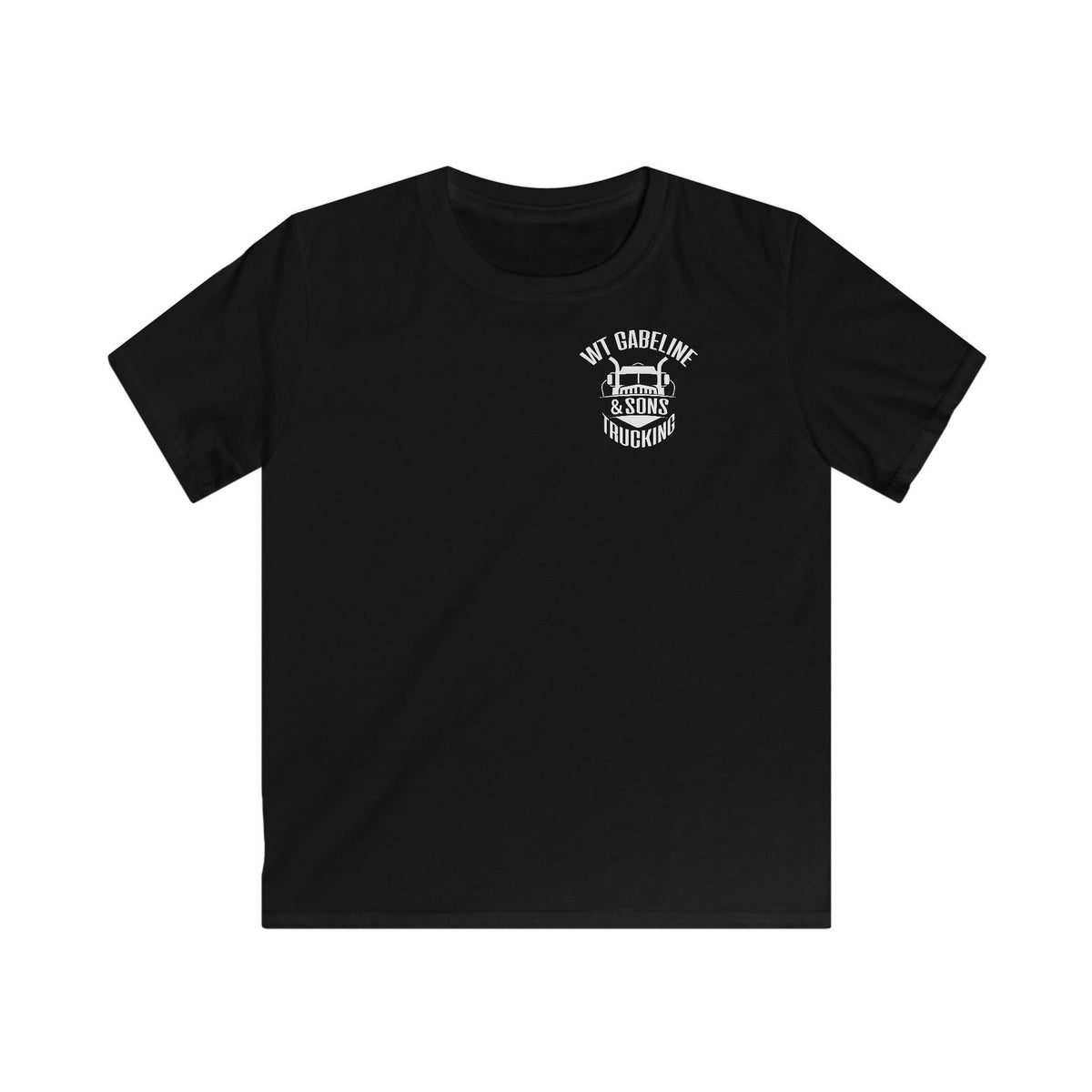 WT Gabeline Trucking YOUTH Tee #177 |Gildan Softstyle