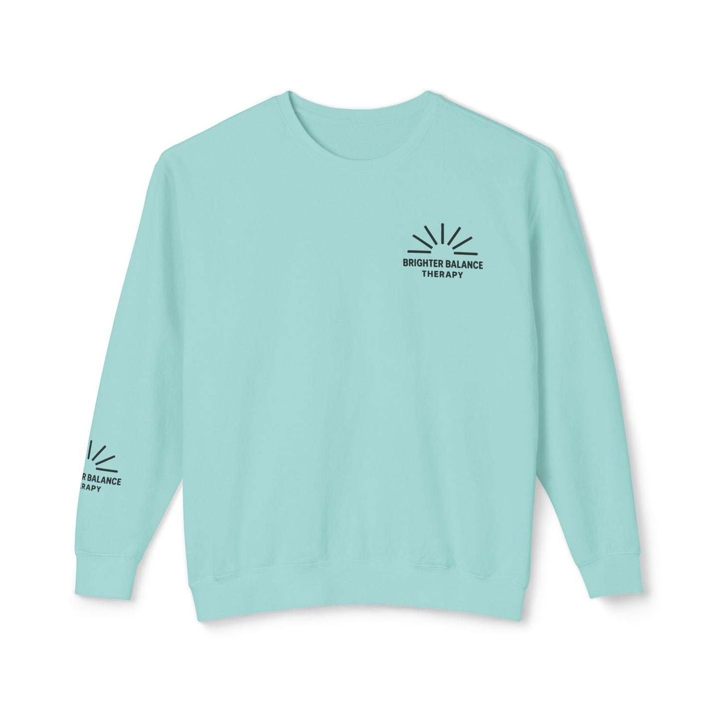 Brighter Balance Unisex Lightweight Crewneck| Sleeve Design | Comfort Colors