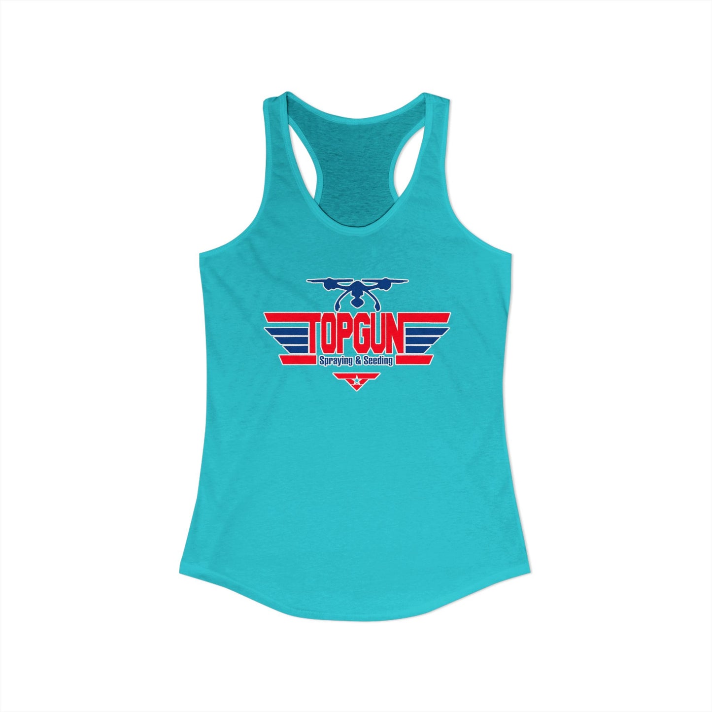 Top Gun S&S Women's Racerback Tank | Next Level