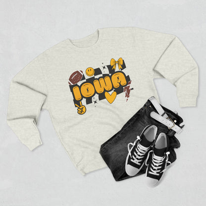 IOWA ✌️💛😊 Crewneck Sweatshirt *Most Popular*