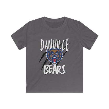 Danville Bears | Bear Claw | Youth Tee | Gildan Softstyle