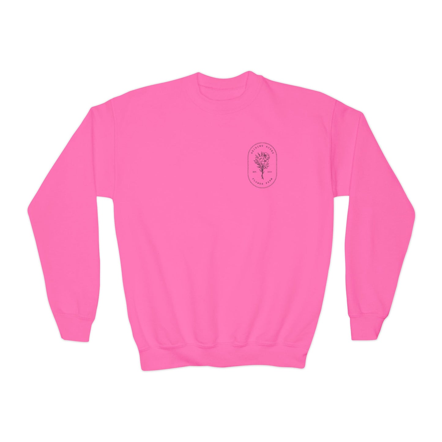 Abiding Acres YOUTH Crewneck | Gildan