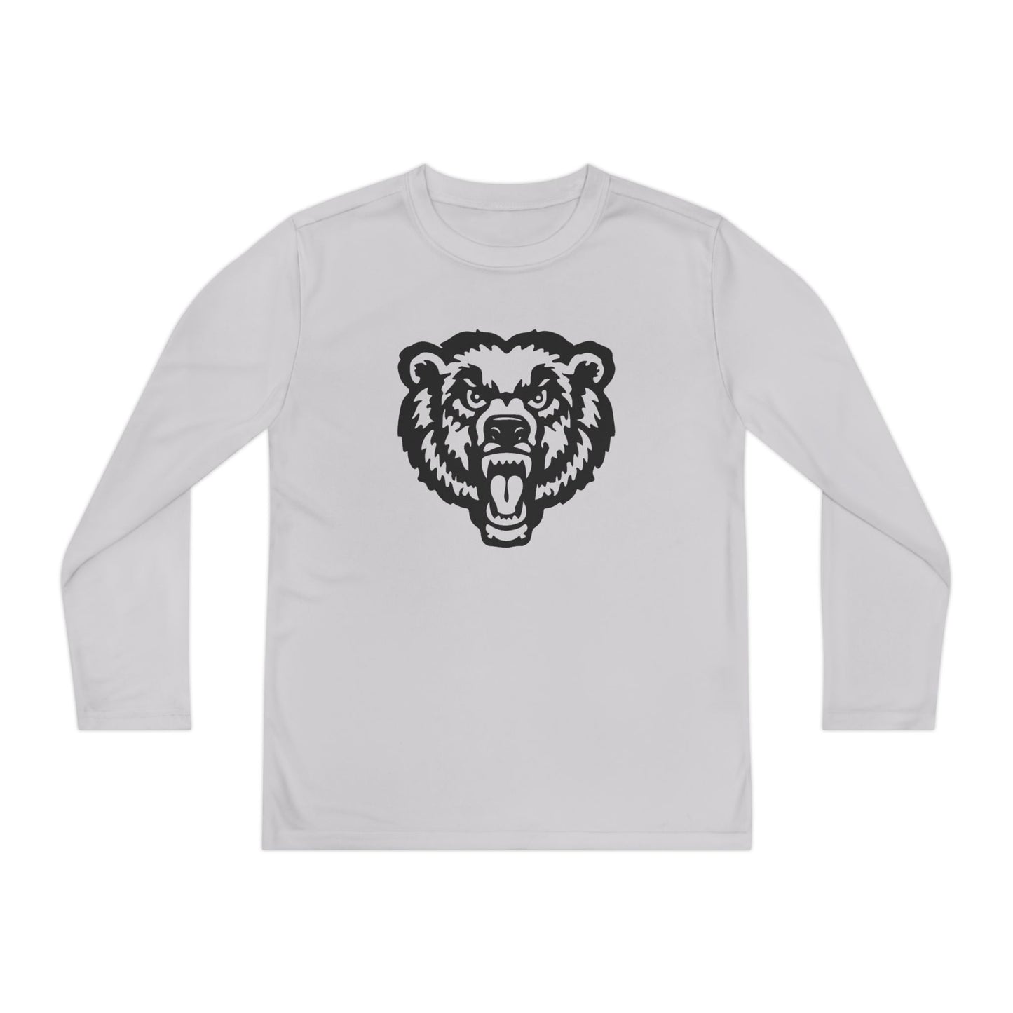 Bear Mascot YOUTH Long Sleeve | Sports Tek