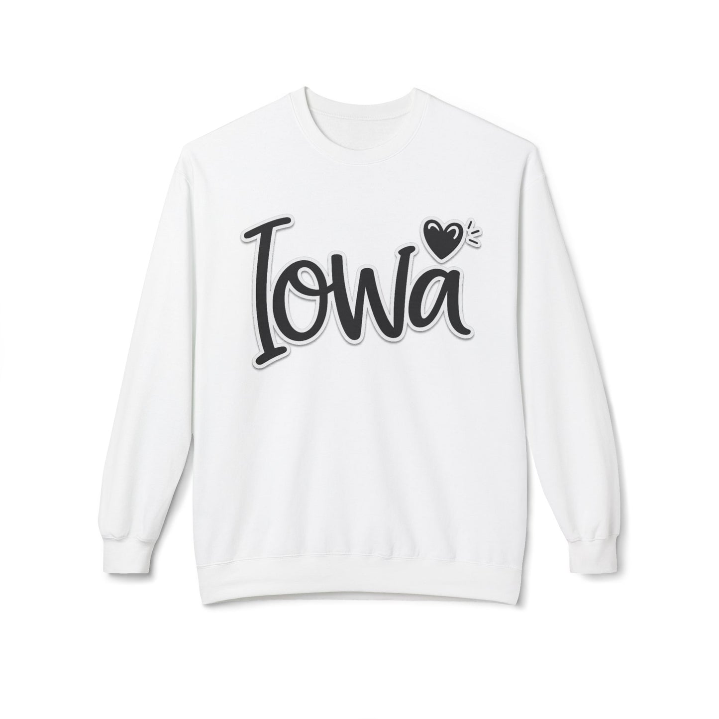 Iowa Heart Softstyle Crewneck | GILDAN