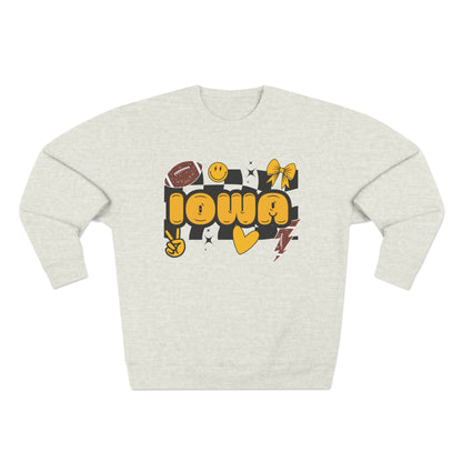 IOWA ✌️💛😊 Crewneck Sweatshirt *Most Popular*