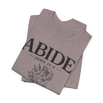 Abide in Me ADULT Tee | Bella Canvas