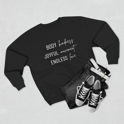 KML Kindness, Movement, Love Crewneck | Lane Seven