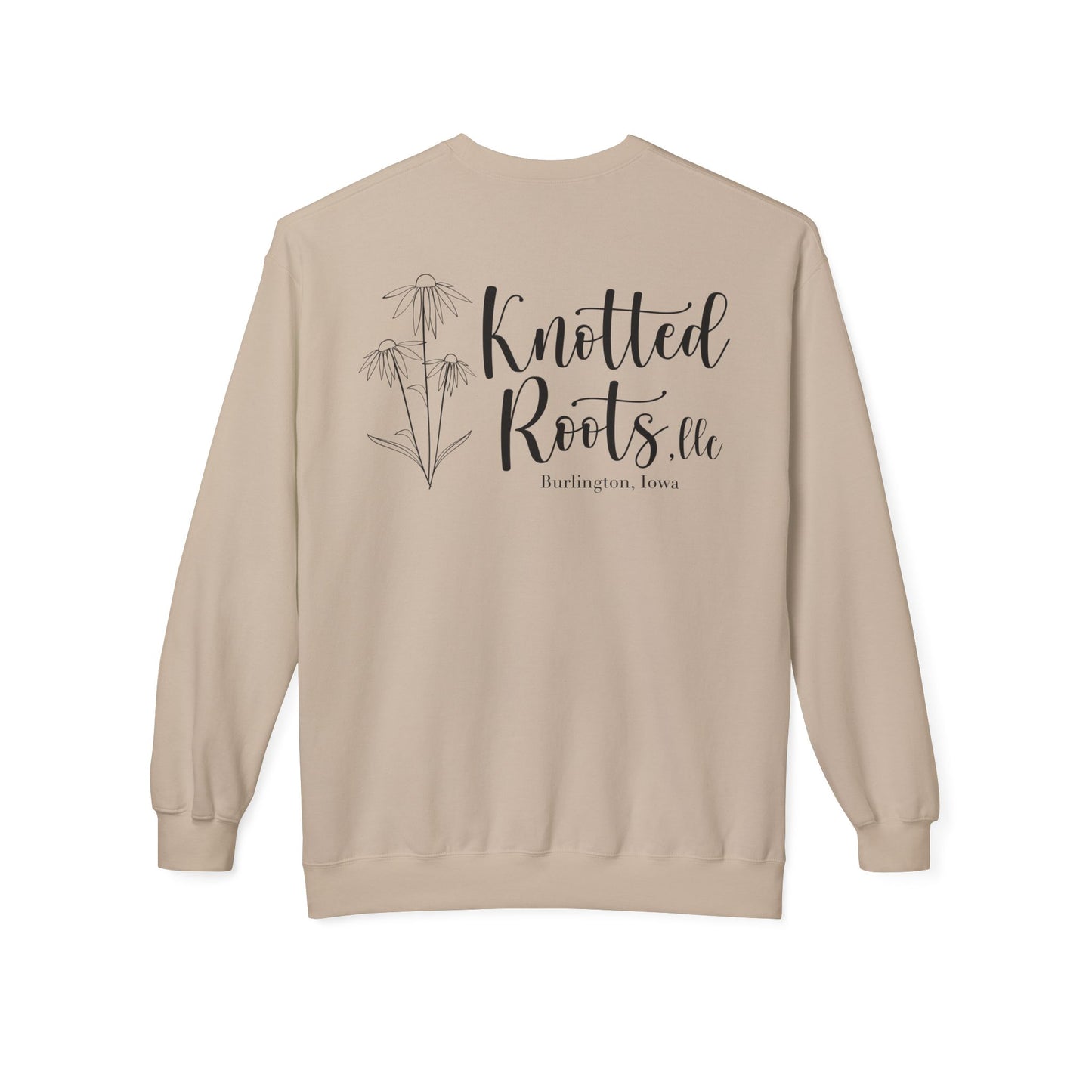 Knotted Roots  Wildflower Grow | Burlington IA Back Design| Gidan Softstyle