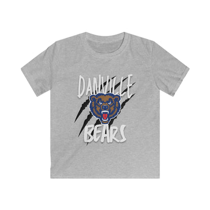 Danville Bears | Bear Claw | Youth Tee | Gildan Softstyle