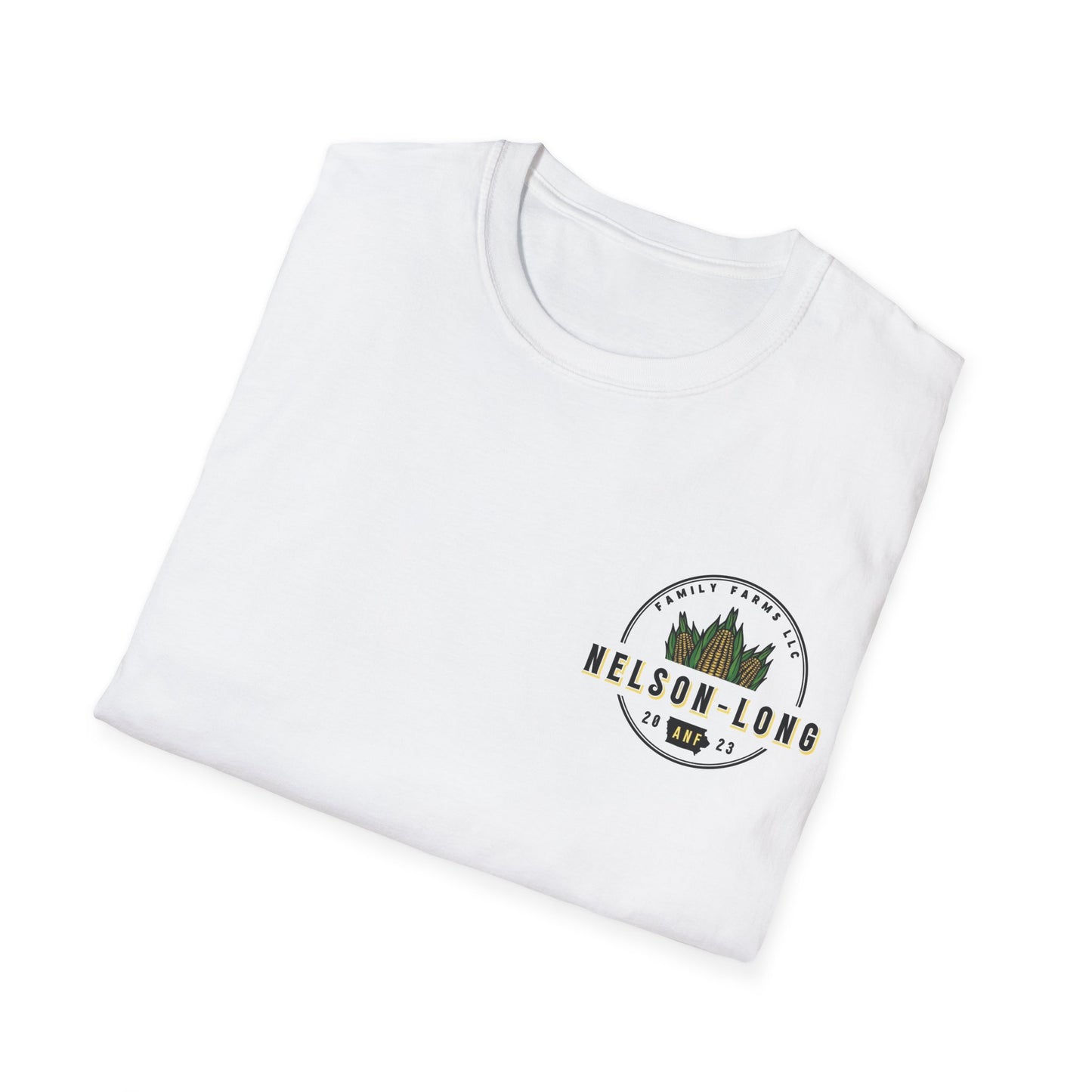 Nelson-Long FRONT/BACK Logo T-Shirt | Gildan Softstyle
