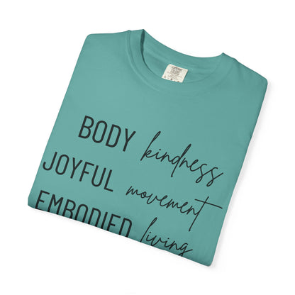 KML Kindness, Movement, Living T-shirt| Comfort Colors