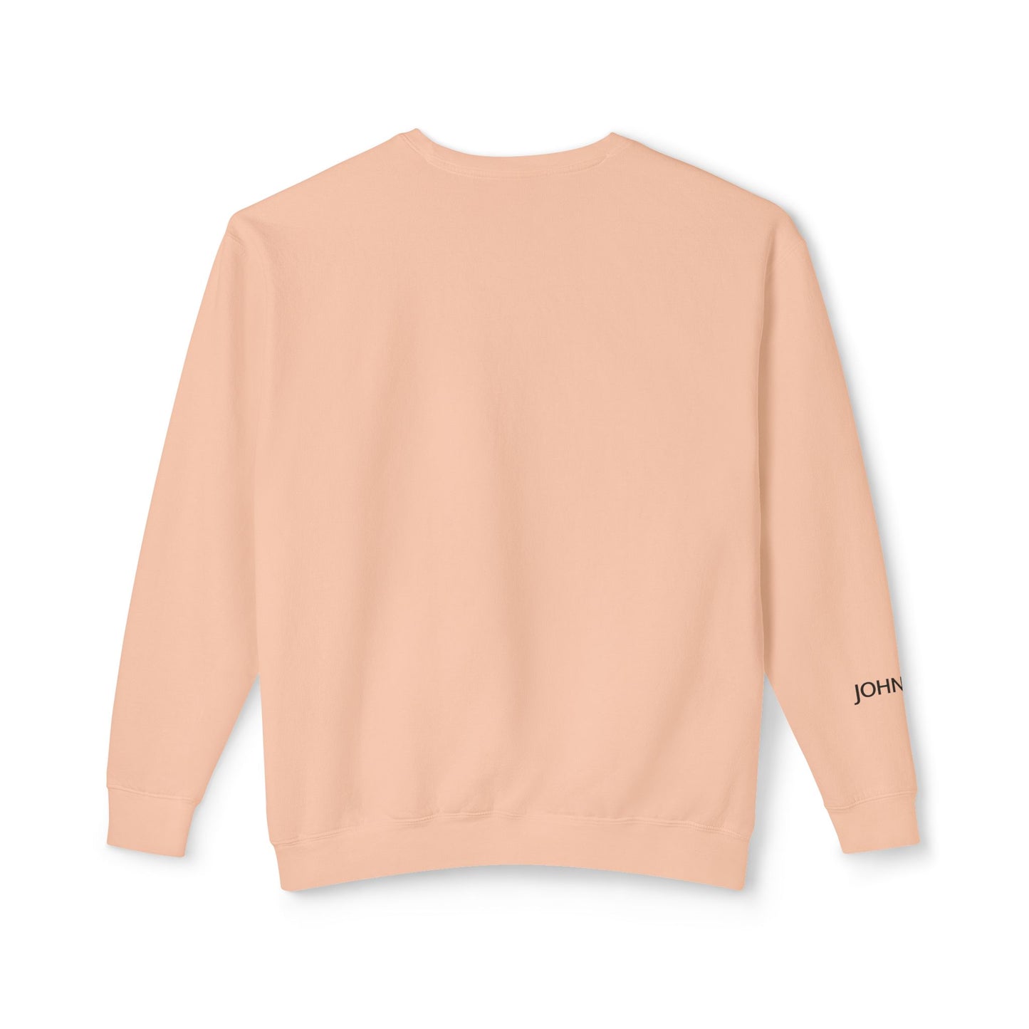 Abiding Acres Adult Crewneck | Printed JOHN 15:4 Sleeve | Comfort Colors
