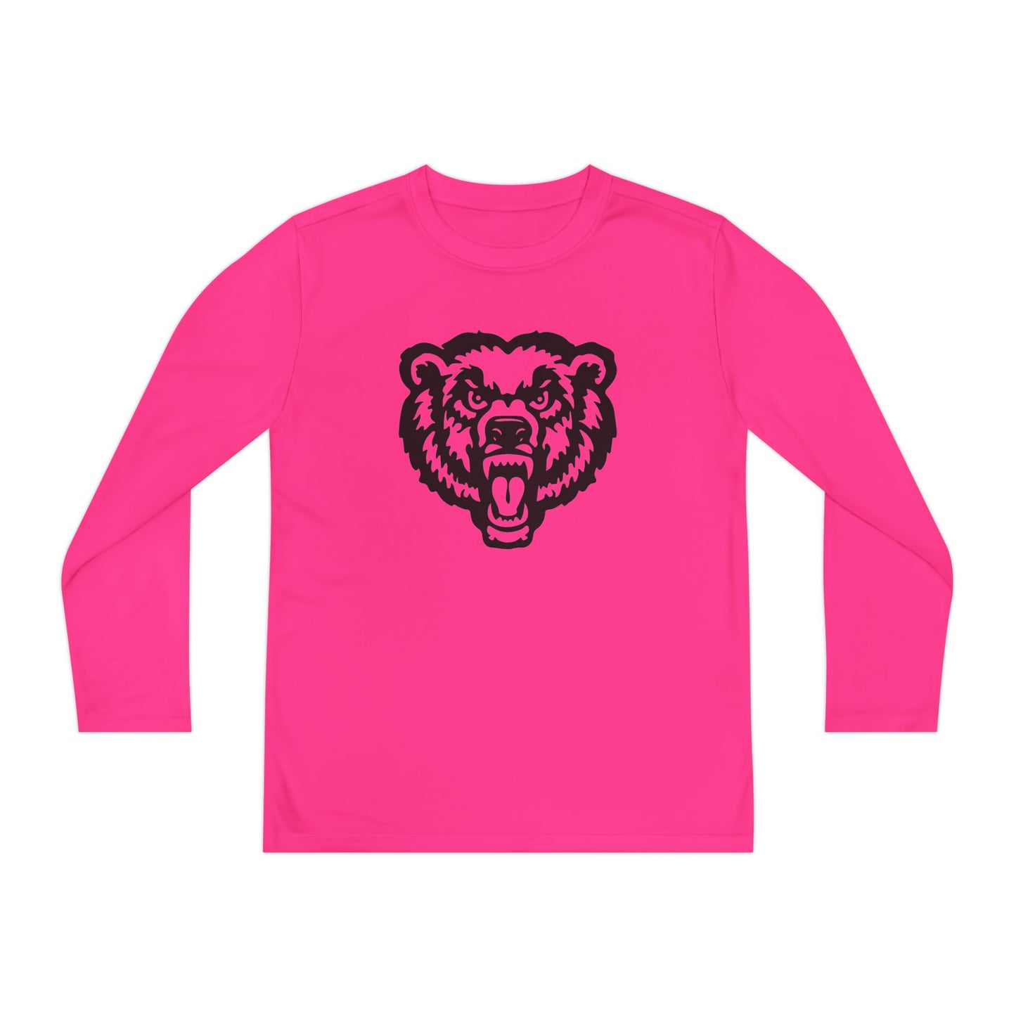 Bear Mascot YOUTH Long Sleeve | Sports Tek | IN STOCK