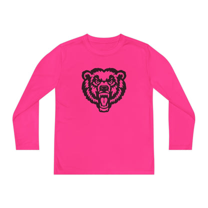 Bear Mascot YOUTH Long Sleeve | Sports Tek | IN STOCK