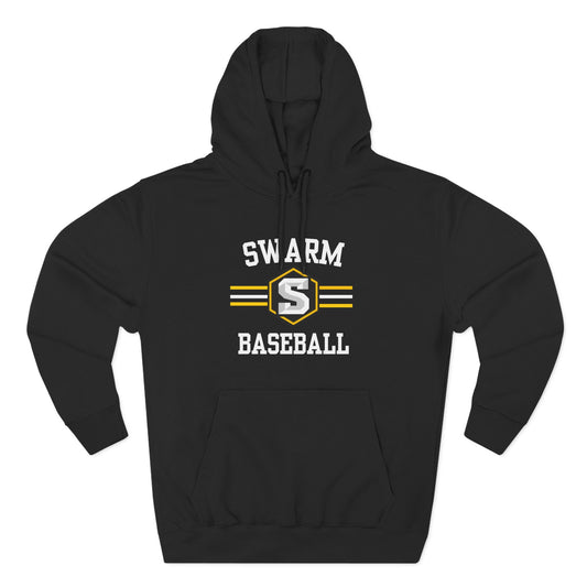 Swarm "stripe" Baseball Hoodie | Lane Seven