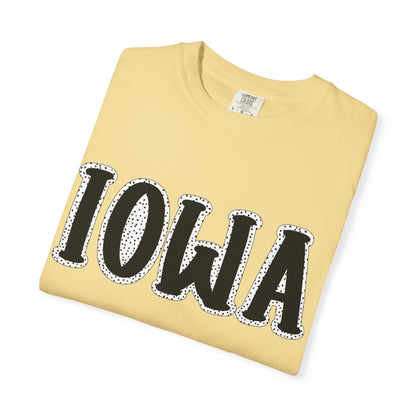 Iowa Retro Yellow Graphic T-Shirt