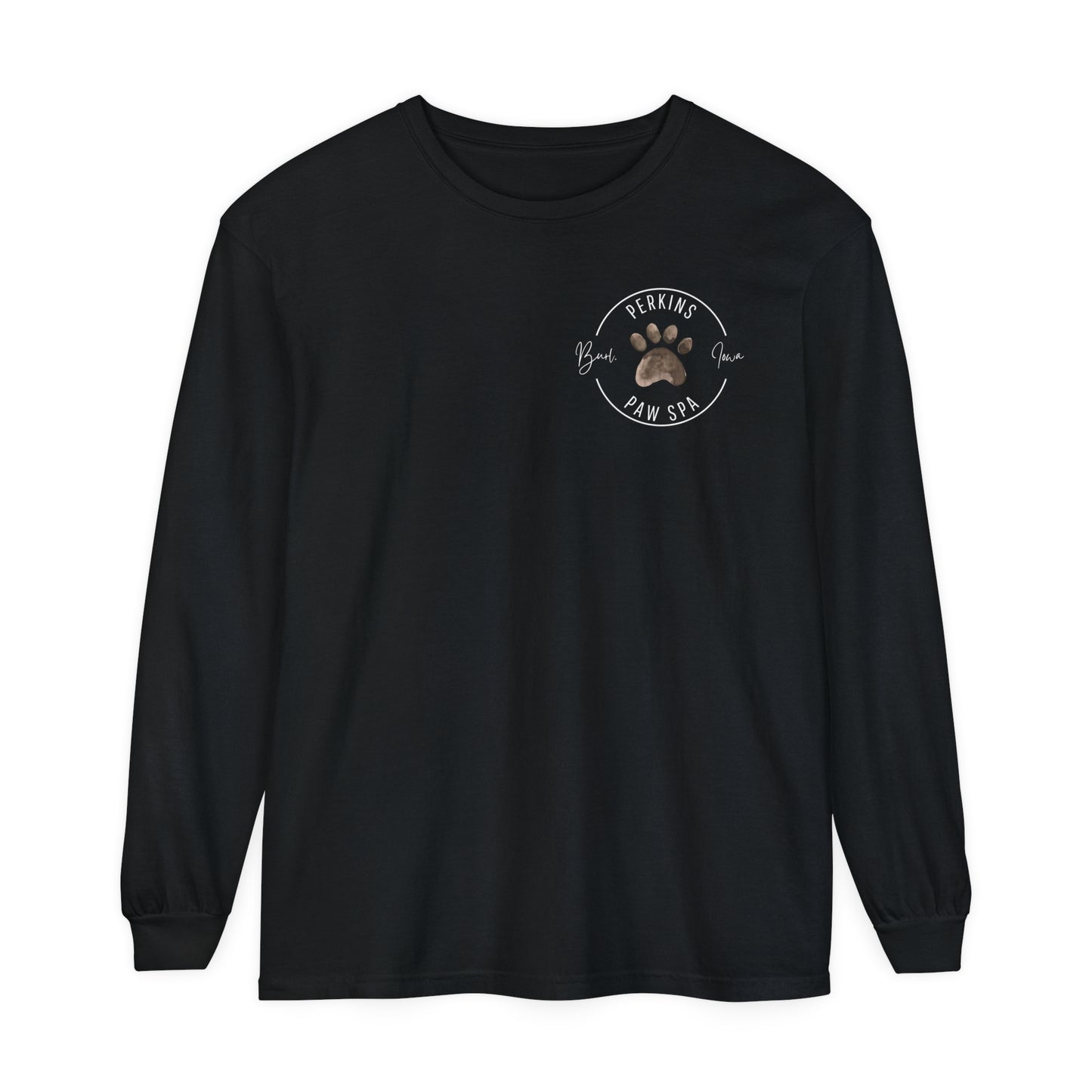Perkins Paw Spa Long Sleeve Front/Back (2)