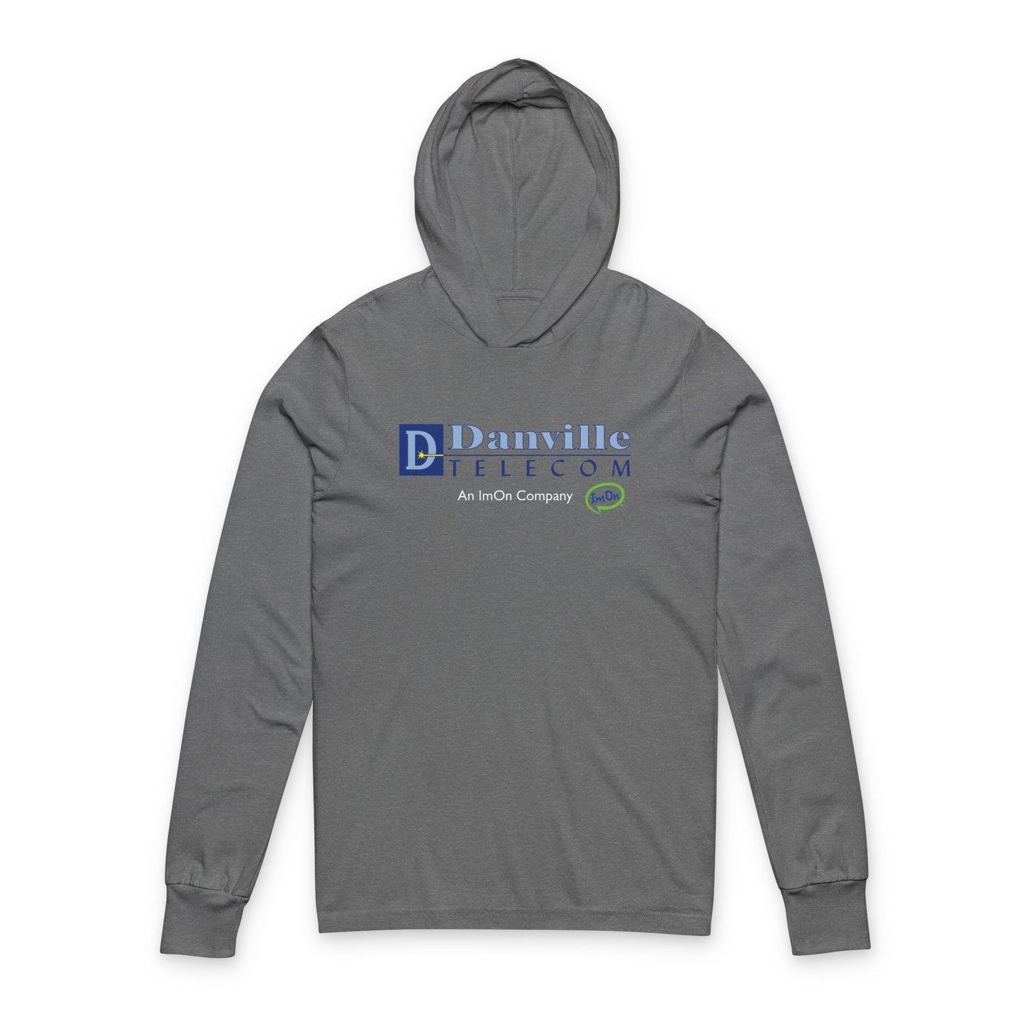 Danville Telecom ImOn Company Hooded Long-Sleeve Tee | Bella Canvas