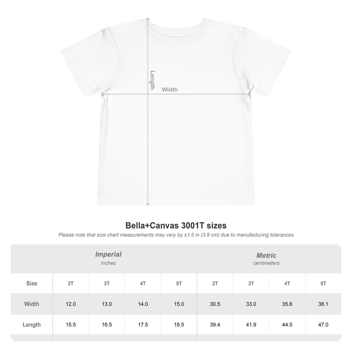 Danville Bears | BEARS | Toddler Tee | Bella Canvas