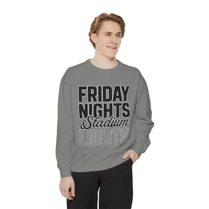 Friday Nights & Stadium Lights Sweatshirt | Comfort Colors