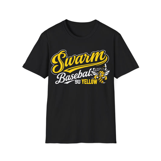 Swarm 9U "2" ADULT Baseball T-Shirt | Gildan Softstyle
