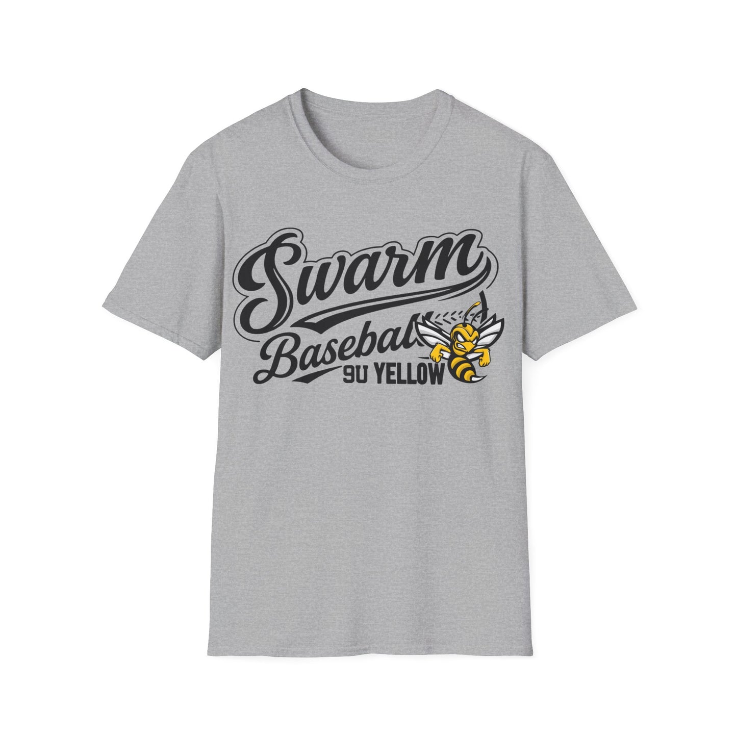 Swarm 9U "2" ADULT Baseball T-Shirt | Gildan Softstyle