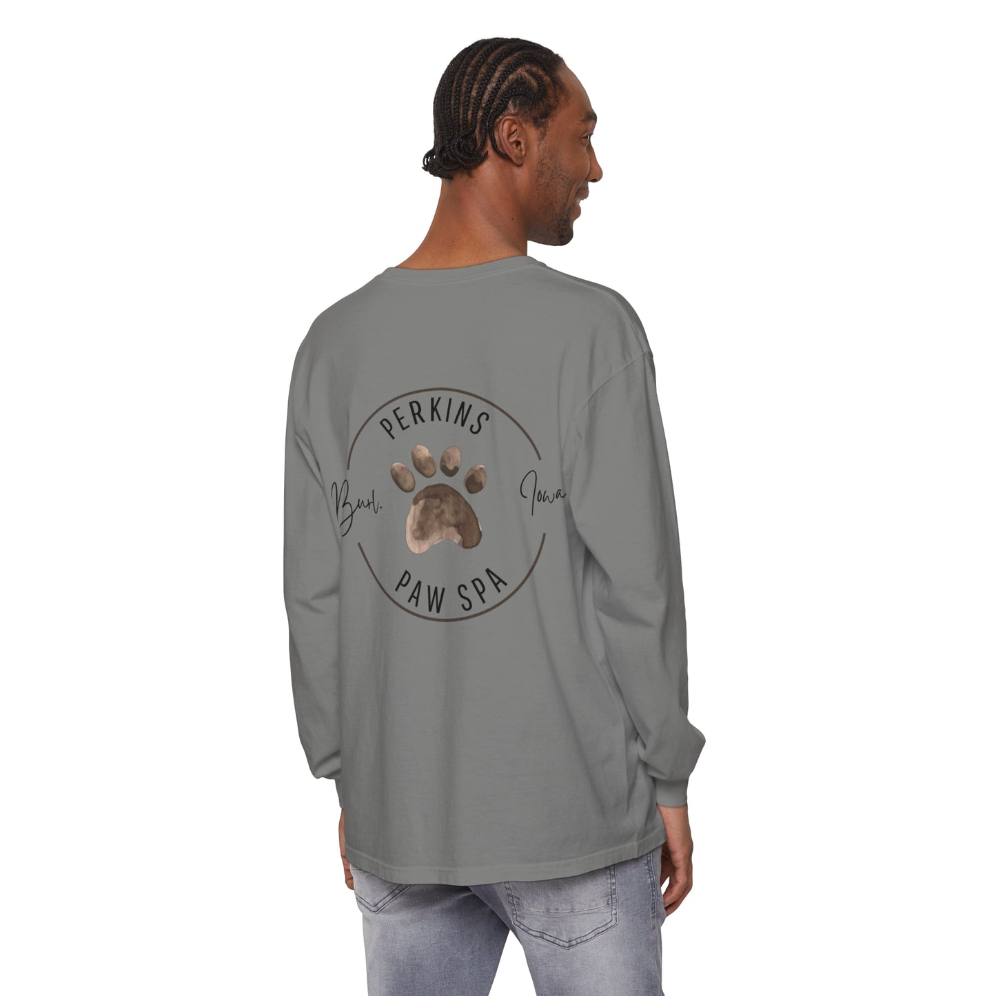 Perkins Paw Spa Long Sleeve Front/Back (2)