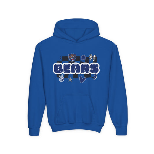 Danville Bears | Retro Icons | Youth Hoodie | Gildan Heavy Cotton