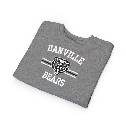 Toddler Sweatshirt — Danville Bears Youth Crewneck | School Mascot Kids Sweatshirt