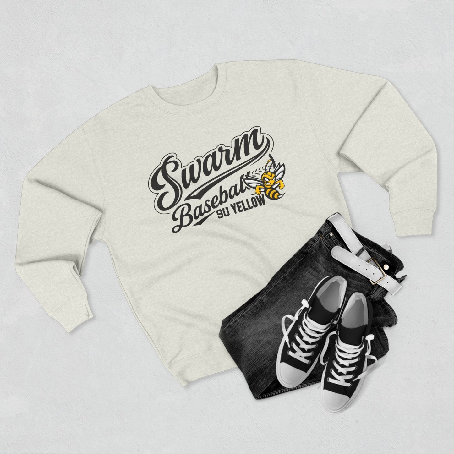 Swarm 9U "2" Baseball Crewneck | Lane Seven