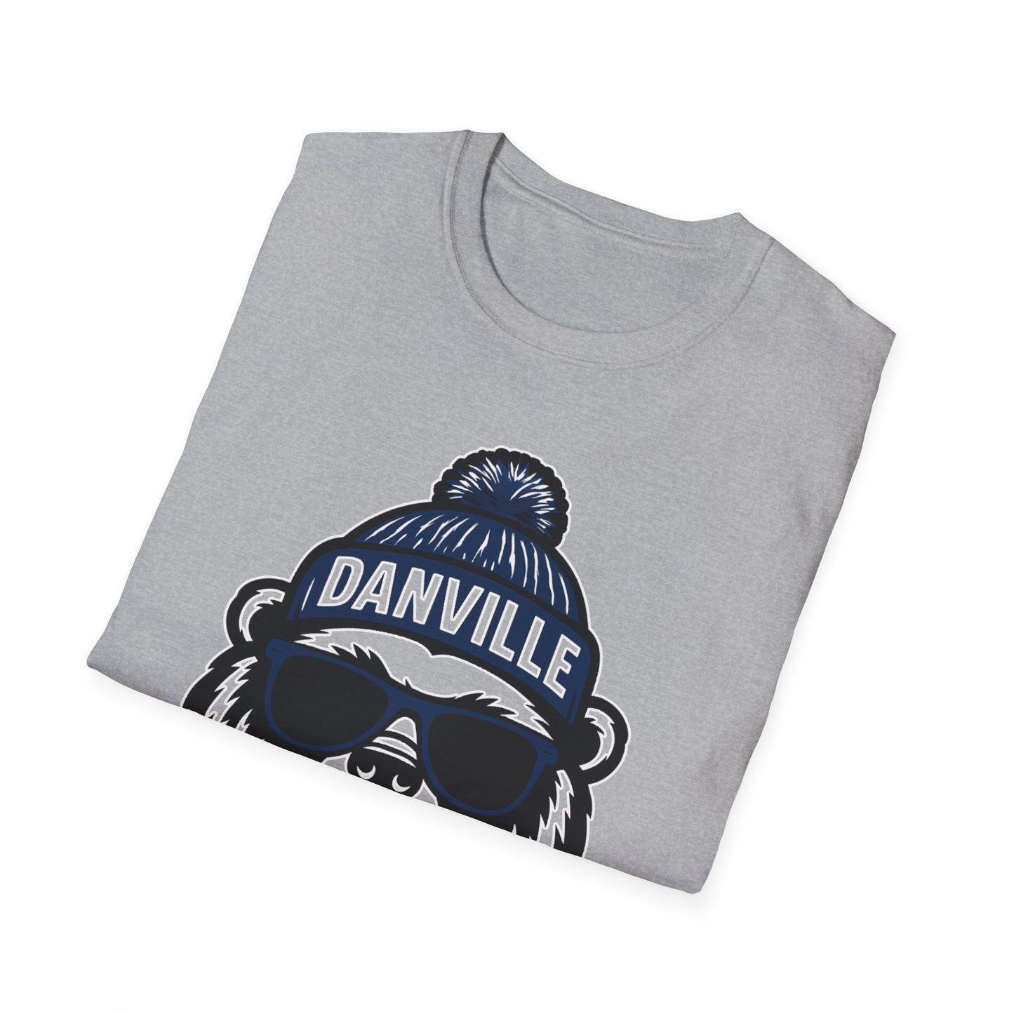 Danville Bear with Shades T-Shirt | Gildan Softstyle