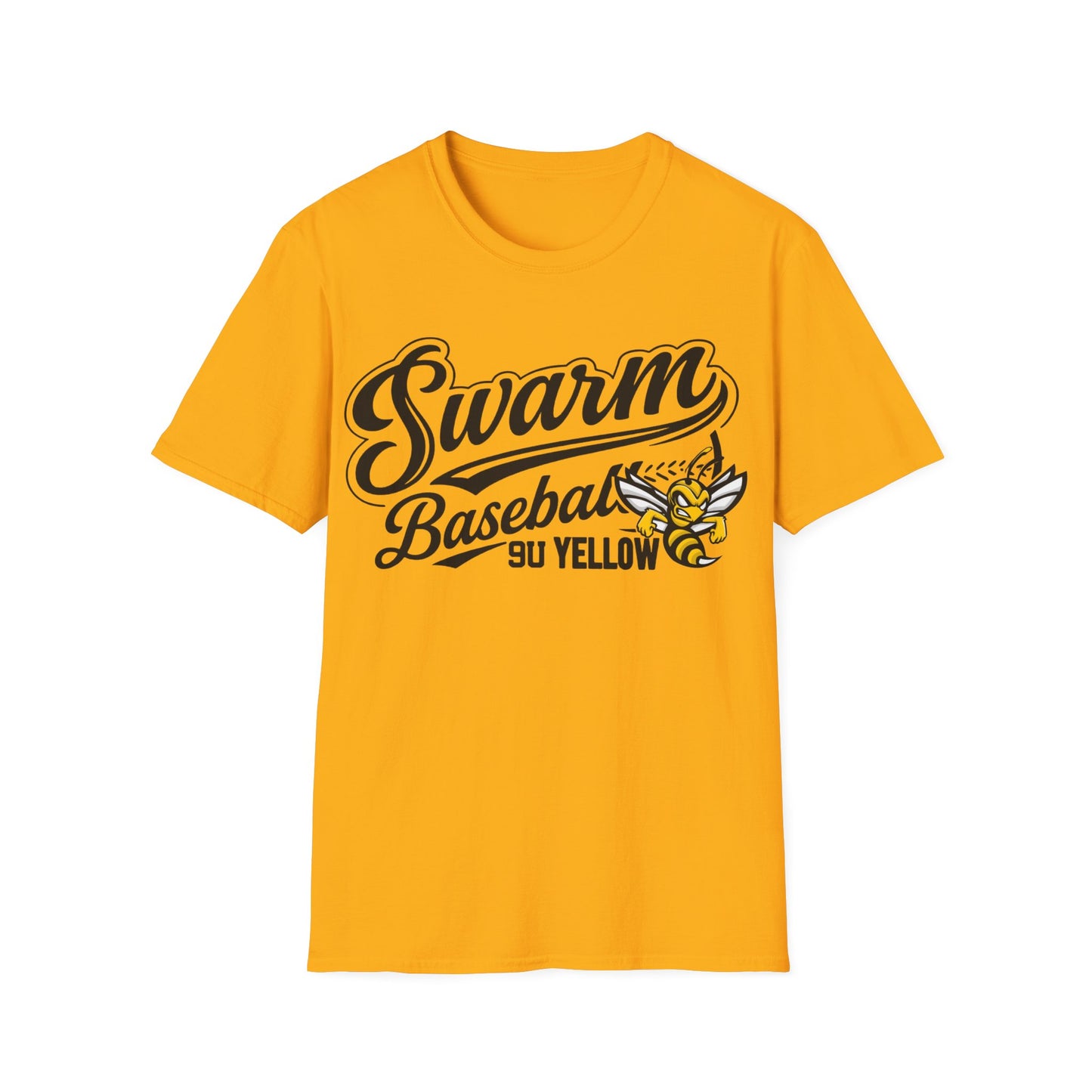 Swarm 9U "2" ADULT Baseball T-Shirt | Gildan Softstyle