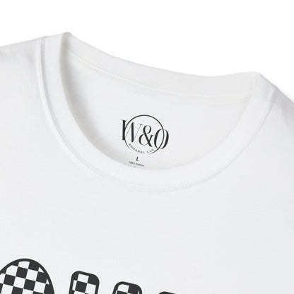 Iowa Checkered Bow T-Shirt | Gildan Softstyle