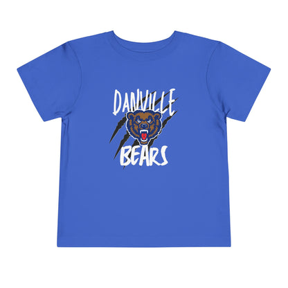 Danville Bears | Bear Claw | Toddler Tee | Bella Canvas