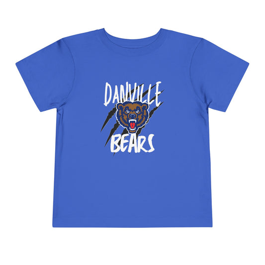 Danville Bears | Bear Claw | Toddler Tee | Bella Canvas