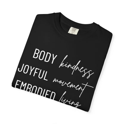 KML Kindness, Movement, Living T-shirt| Comfort Colors