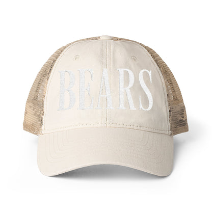 BEARS Washed Mesh-Back Cap