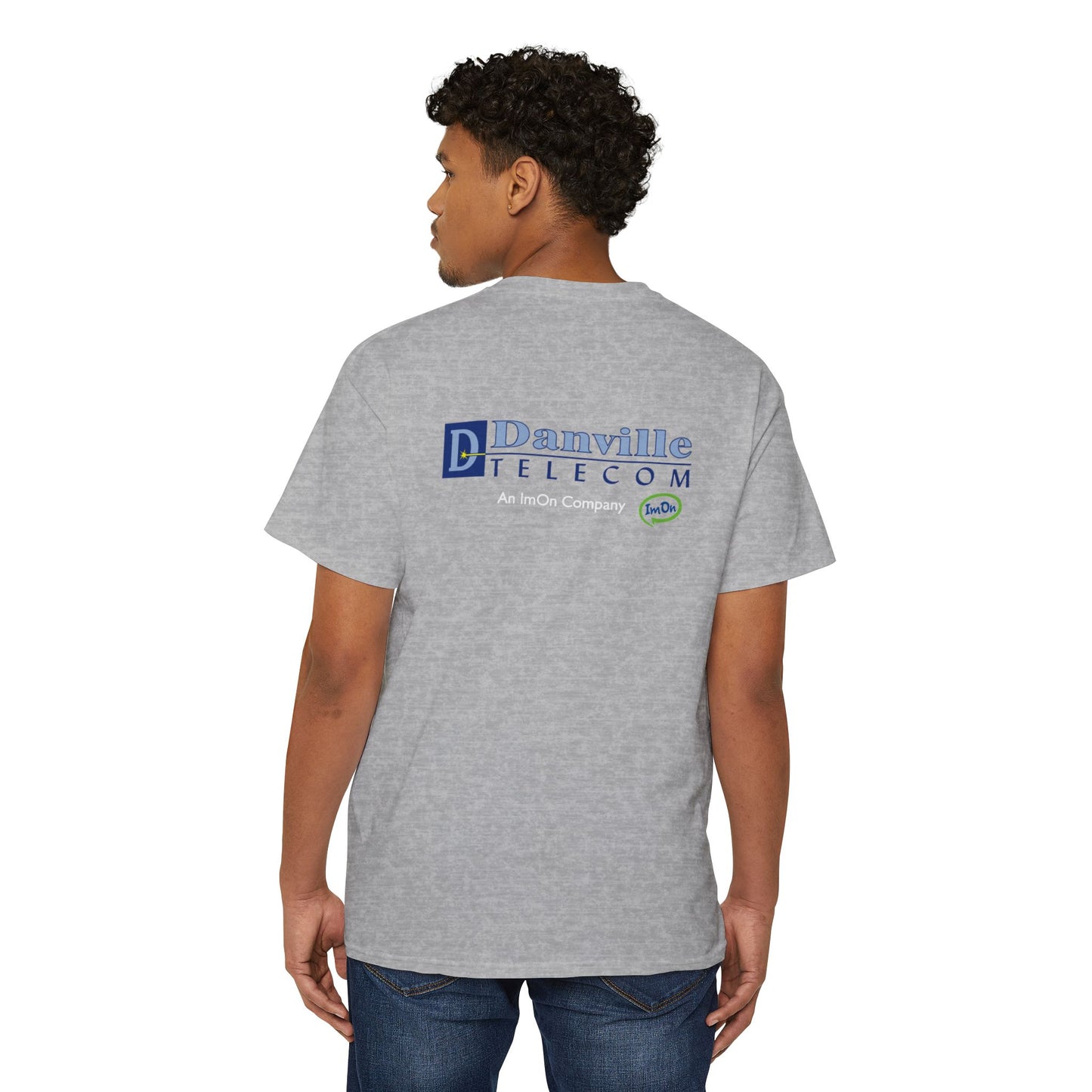 Danville Telecom ImOn Company Pocket Tee | Gildan Heavy Cotton