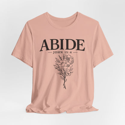 Abide in Me ADULT Tee | Bella Canvas