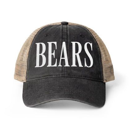 BEARS Washed Mesh-Back Cap