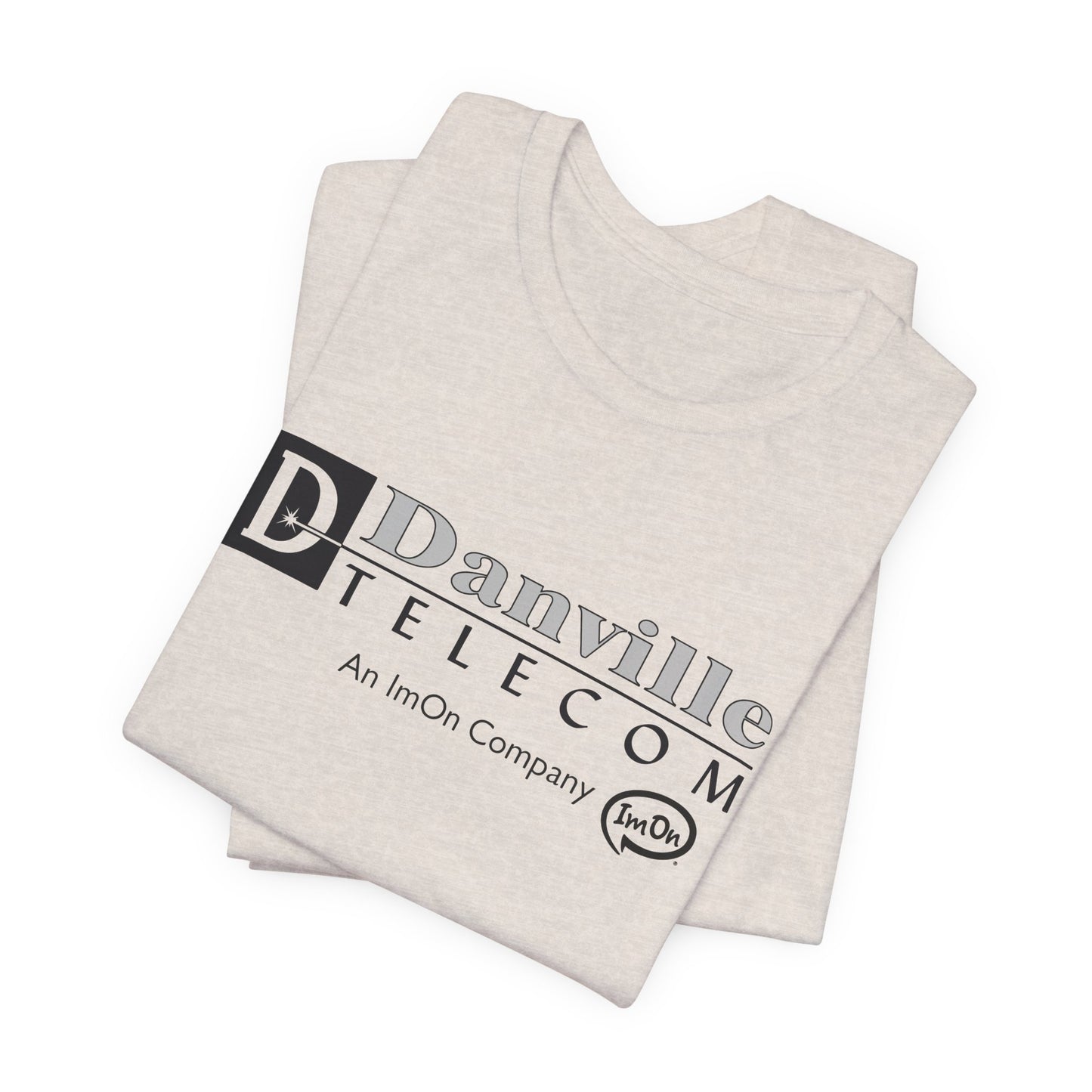 Danville Telecom ImOn Company | Black Logo | Bella Canvas