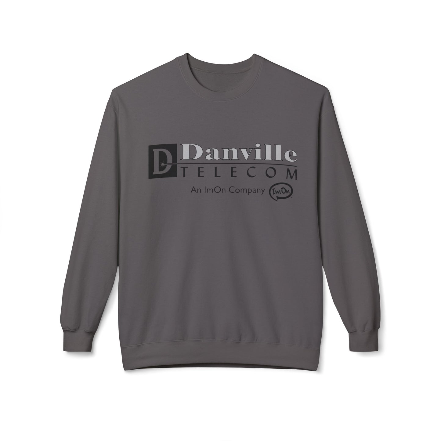 Danville Telecom ImOn Company Crewneck | Black Logo | Gildan Softstyle