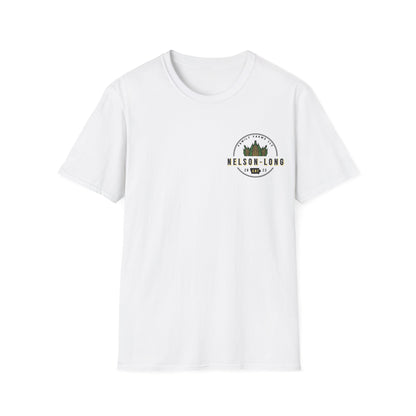 Nelson-Long FRONT/BACK Logo T-Shirt | Gildan Softstyle