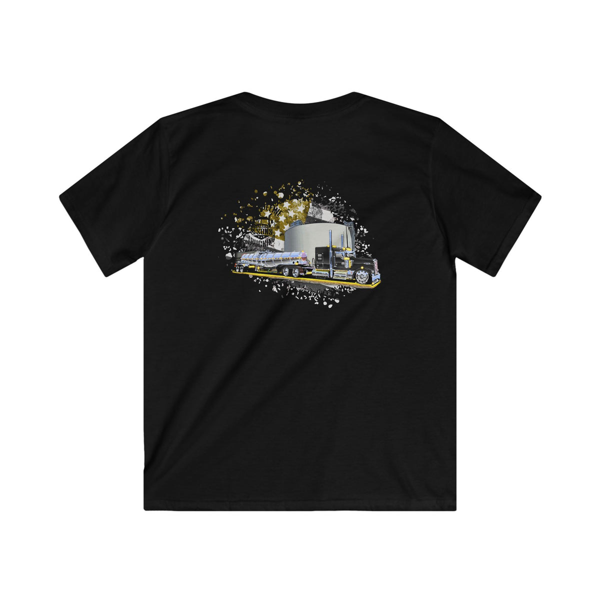 WT Gabeline Trucking YOUTH Tee #177 |Gildan Softstyle