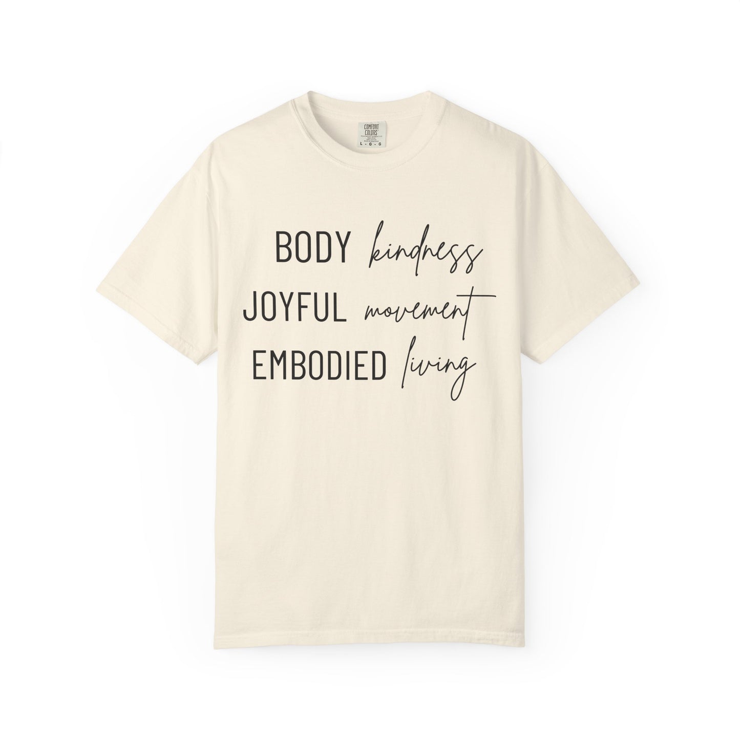 KML Kindness, Movement, Living T-shirt| Comfort Colors