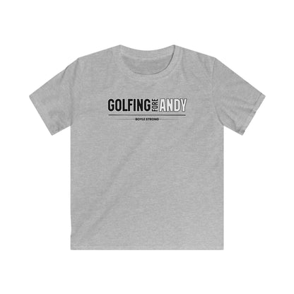 Golfing Fore Andy YOUTH Tee | Gildan Softstyle