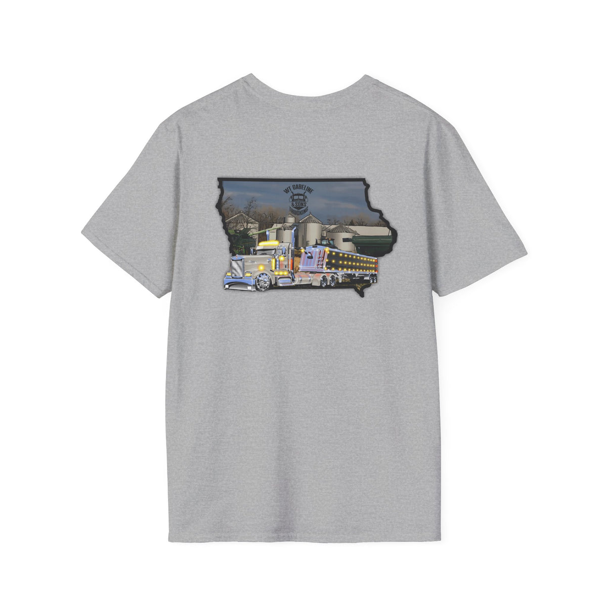 WT Gabeline Trucking Tee  #181 | Gildan Softstyle