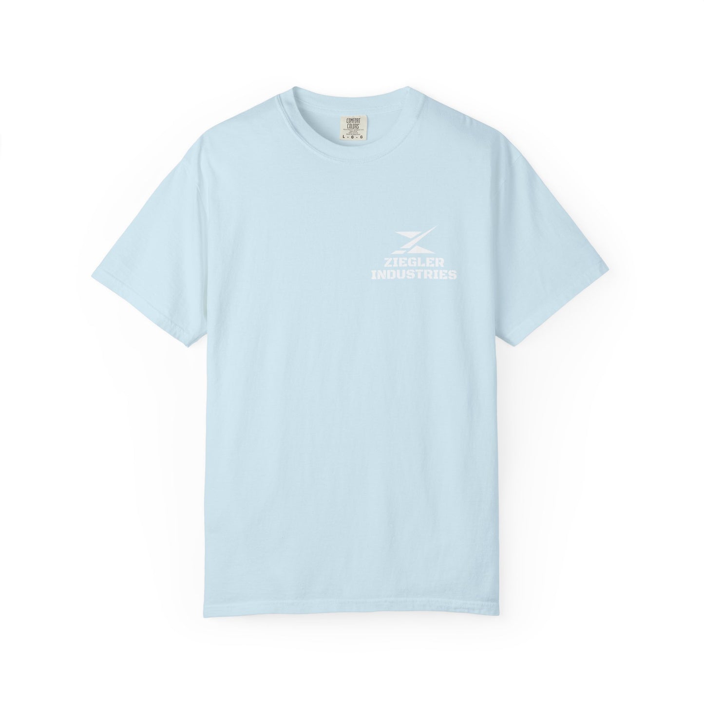 Ziegler Industries White Logo T-Shirt | Comfort Colors