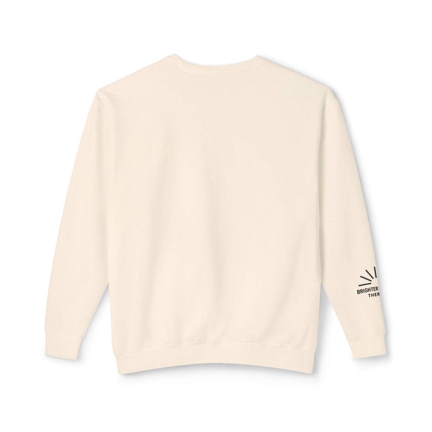 Brighter Balance Unisex Lightweight Crewneck| Sleeve Design | Comfort Colors