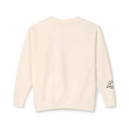 Brighter Balance Unisex Lightweight Crewneck| Sleeve Design | Comfort Colors
